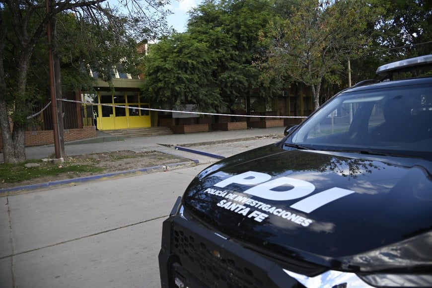 Así lucía la escuela la Escuela Normal de San Cristóbal tras la dolorosa jornada. Crédito: El Litoral