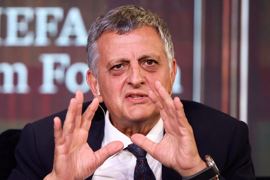 CEO of Argentina's energy company YPF Horacio Marin, takes part in a panel discussion at the IEFA Latam Forum in Buenos Aires, Argentina, March 17, 2026. REUTERS/Agustin Marcarian?