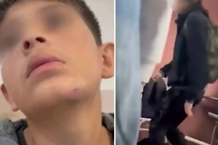 Brutal golpiza a un adolescente de 14 años dentro del aula.