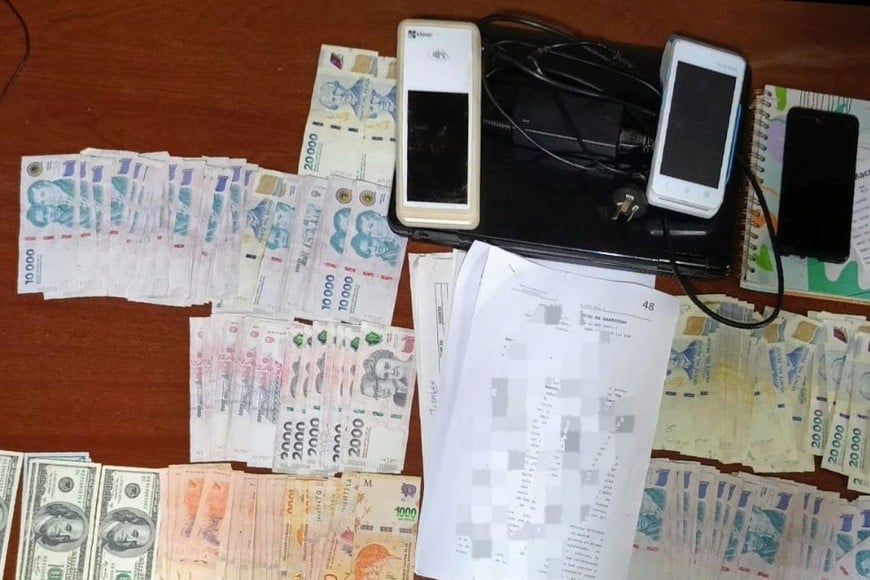 Algunos de los elementos incautados durante el operativo de la PDI. Foto: El Litoral