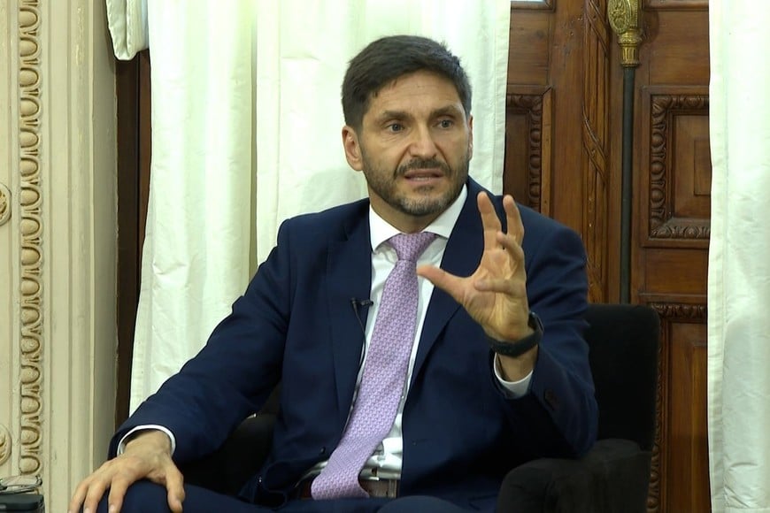 Maximiliano Pullaro, gobernador de Santa Fe. Crédito: Gobierno de Santa Fe