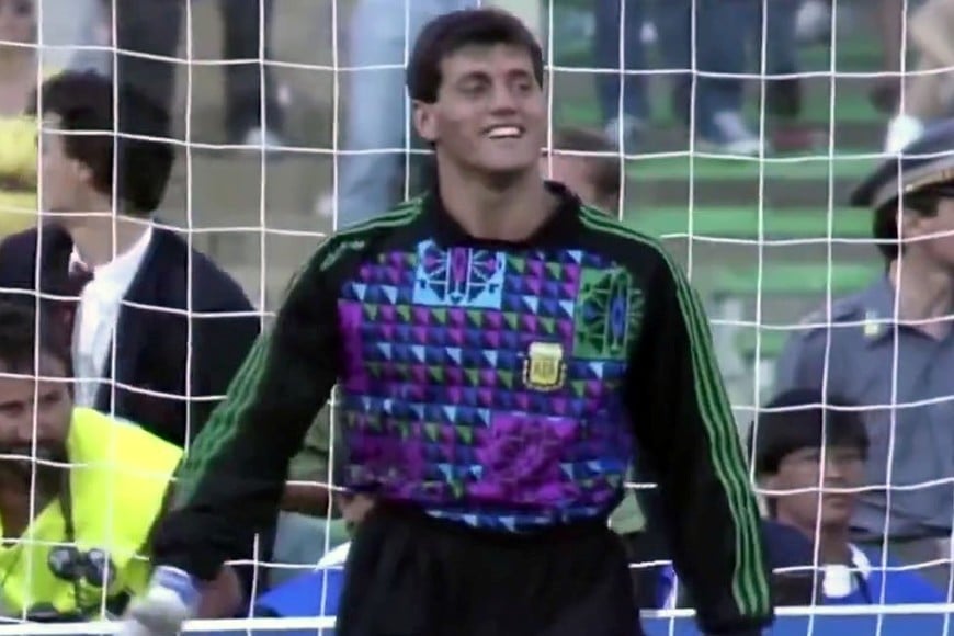 El arquero argentino de aquel mundial.