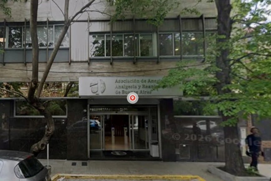 Asociación de Anestesia, Analgesia y Reanimación. Foto: NA (Google Maps).