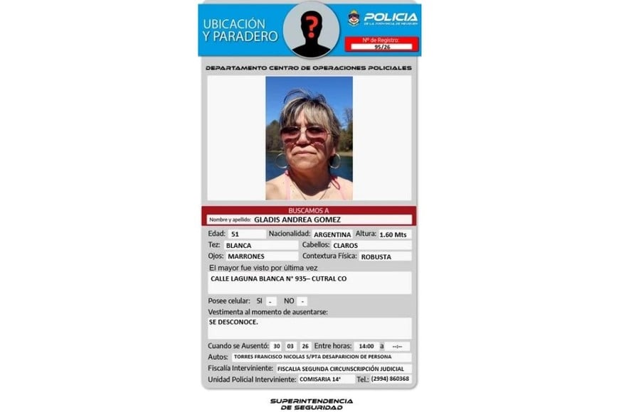 Galdis Andrea Gómez.  Foto: NA.