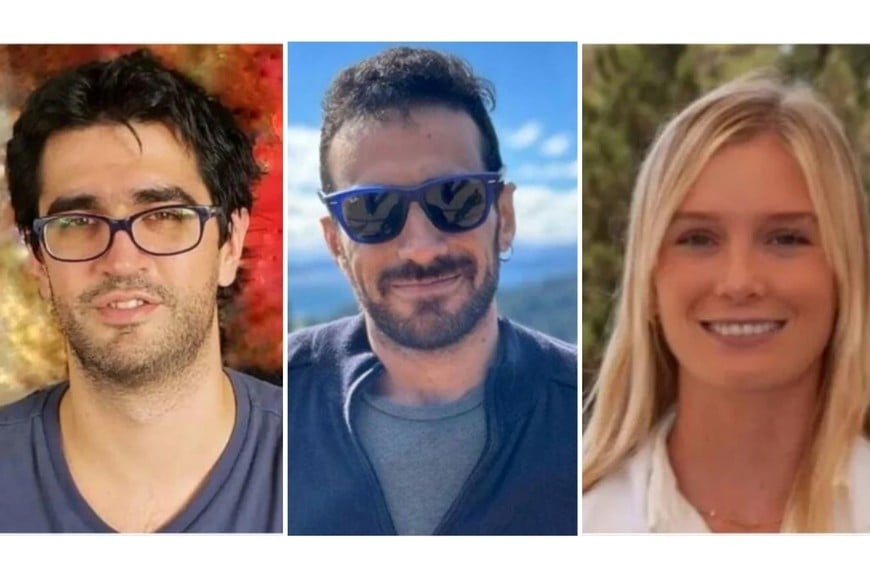 Izquierda: Hernán Boveri / Medio: Alejandro Zalazar / Derecha: Delfina Lanusse. Foto: NA.