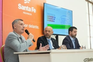 Puccini y Olivares hablaron este miércoles. Crédito: Gobierno de la provincia