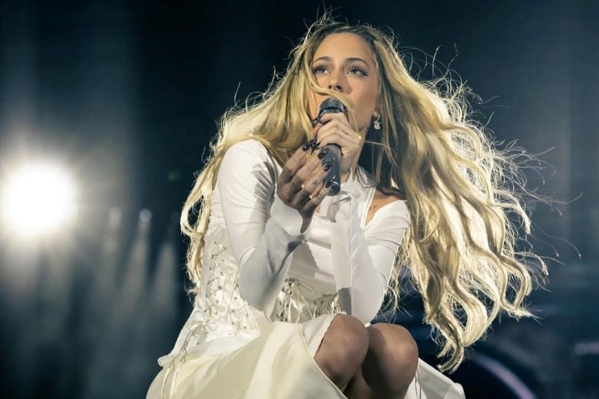 La cantante habló durante un show en Tucumán.