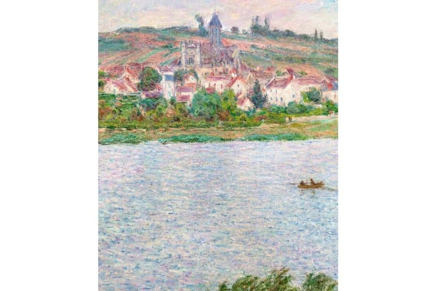 Vétheuil, Effet du Matin refleja la evolución del artista casi dos décadas más tarde.