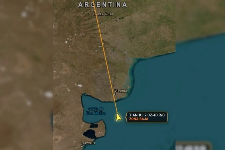 El fenómeno observado correspondió al reingreso de chatarra espacial china.