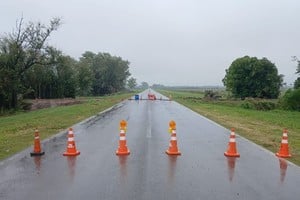 Reparan la Ruta 34 en Lehmann y estiman habilitar el tránsito este miércoles