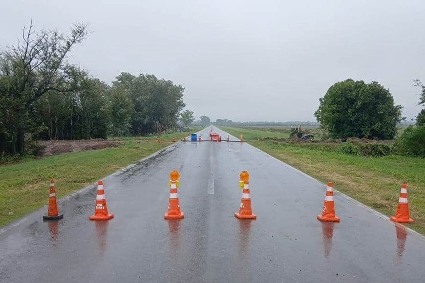 Se establecieron dos corredores alternativos pavimentados