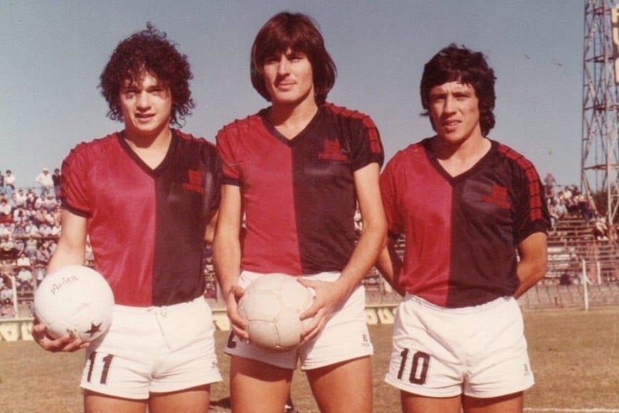Claudio Chena, Daniel Wermer y "Cototo" Balbuena, tres baluartes del Colón de los 80.