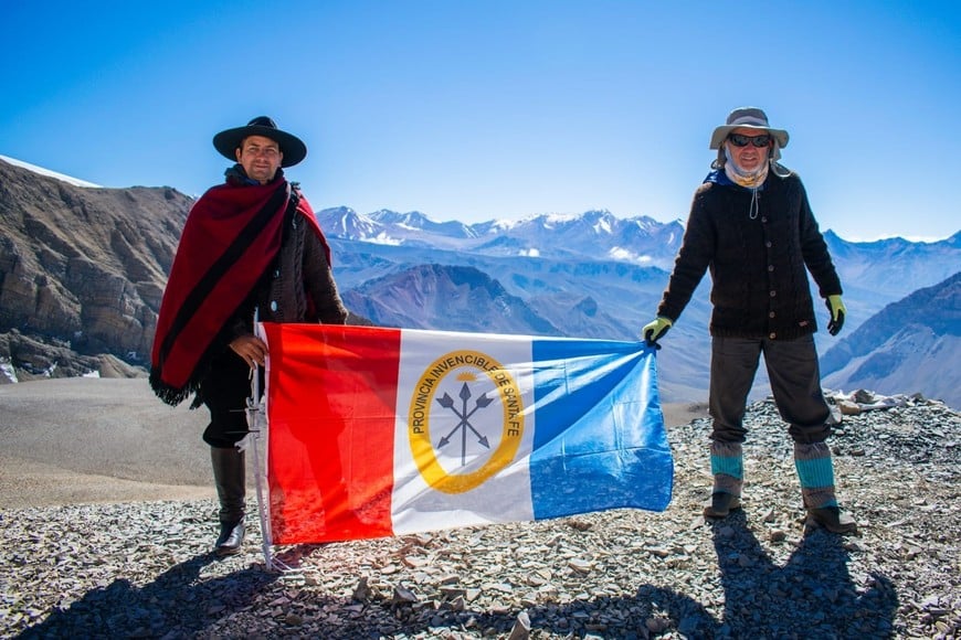 Nicolás Simonutti y Fernando Paravan tuvieron la oportunidad de recrear una de las gestas más emblemáticas de la historia argentina.