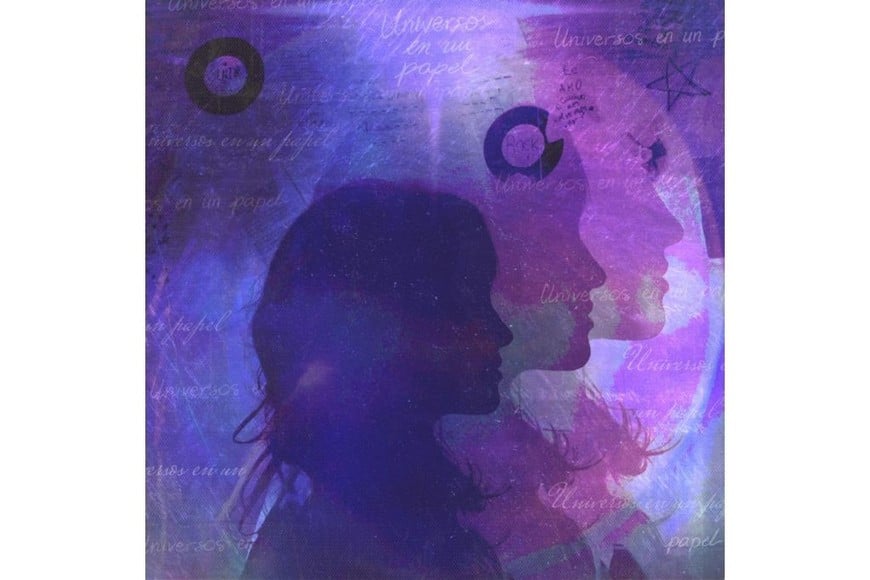 Portada de “Universos en un papel”, primer disco de la banda santafesina Zapada de Luna.