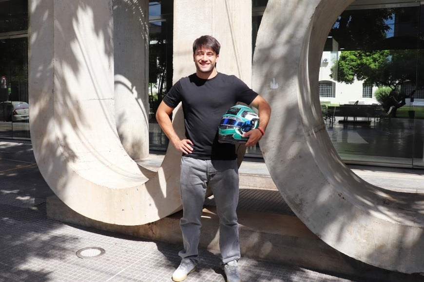Fain es estudiante de Contador Público en la Universidad Católica de Santa Fe. Foto: Gentileza UCSF.