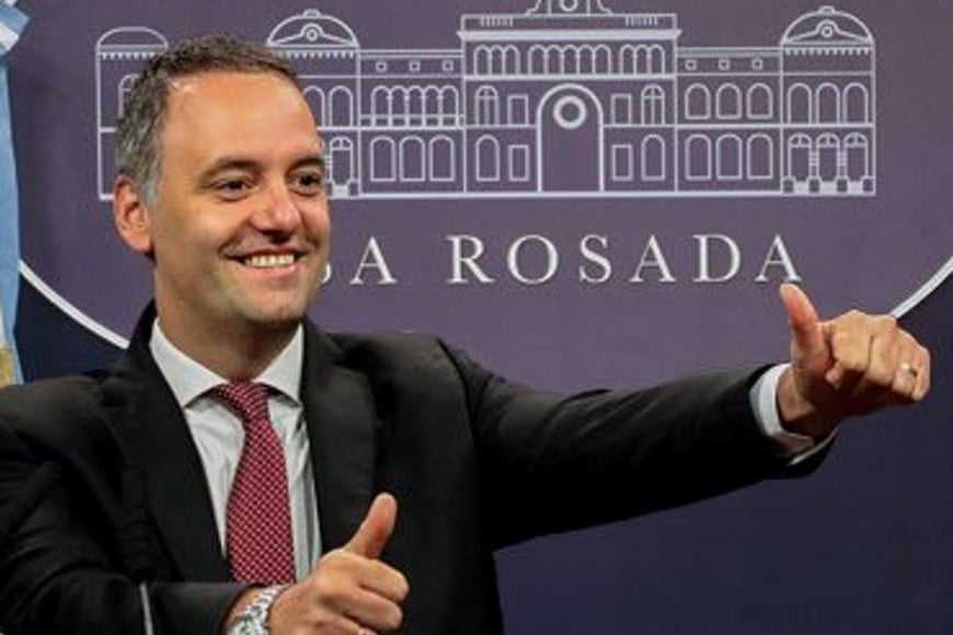 Manuel Adorni, jefe de Gabinete de Ministros del gobierno de la Nación Argentina.