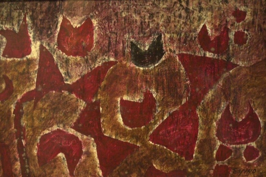 Obra de Espino. Foto: Museo Rosa Galisteo