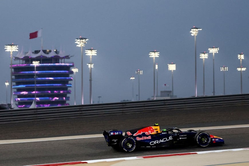 FILE PHOTO: Formula One F1 - Pre Season Testing - Bahrain International Circuit, Sakhir, Bahrain - February 12, 2026
Red Bull's Isack Hadjar during the pre season testing REUTERS/Jakub Porzycki/File Photo