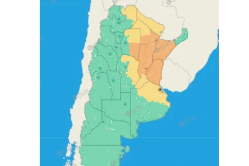 Alertas por tormenta