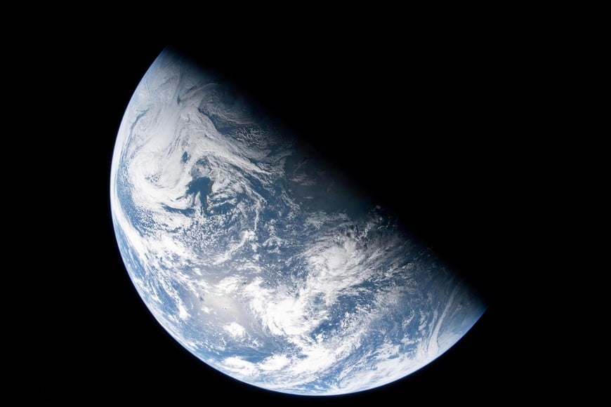 A view of Earth taken by NASA astronaut and Artemis II Commander Reid Wiseman from one of the Orion spacecraft's four windows after completing the translunar injection burn during the mission towards the Moon on April 2, 2026. NASA/Handout via REUTERS. THIS IMAGE HAS BEEN SUPPLIED BY A THIRD PARTY