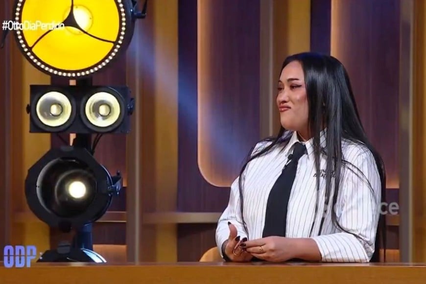 Evelyn Botto, locutora en "Otro día perdido"