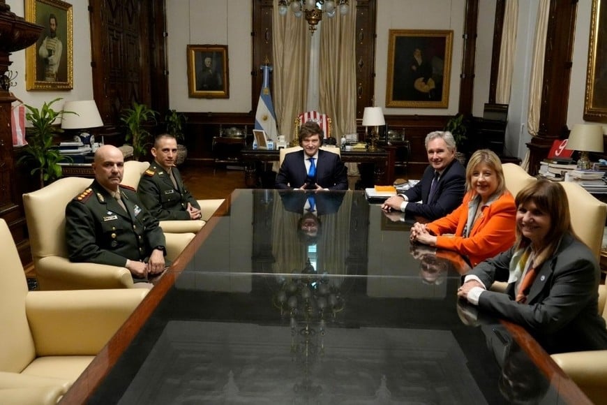 Javier Milei recibió a Nahuel Gallo en la Casa Rosada tras su liberación en Venezuela.