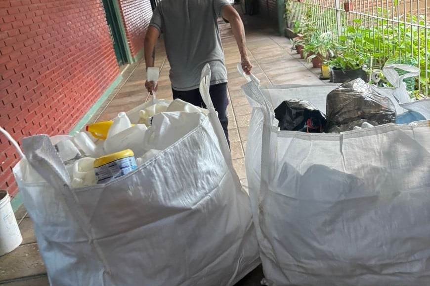 En dos días ya se recolectaron casi 4.000 kilos.