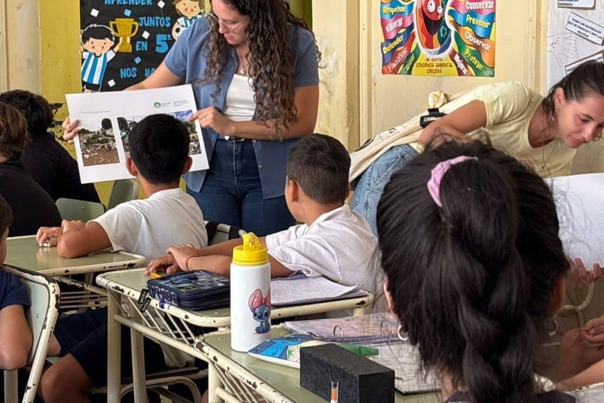 La propuesta incluye capacitaciones y distintas actividades escolares. Foto: Gentileza
