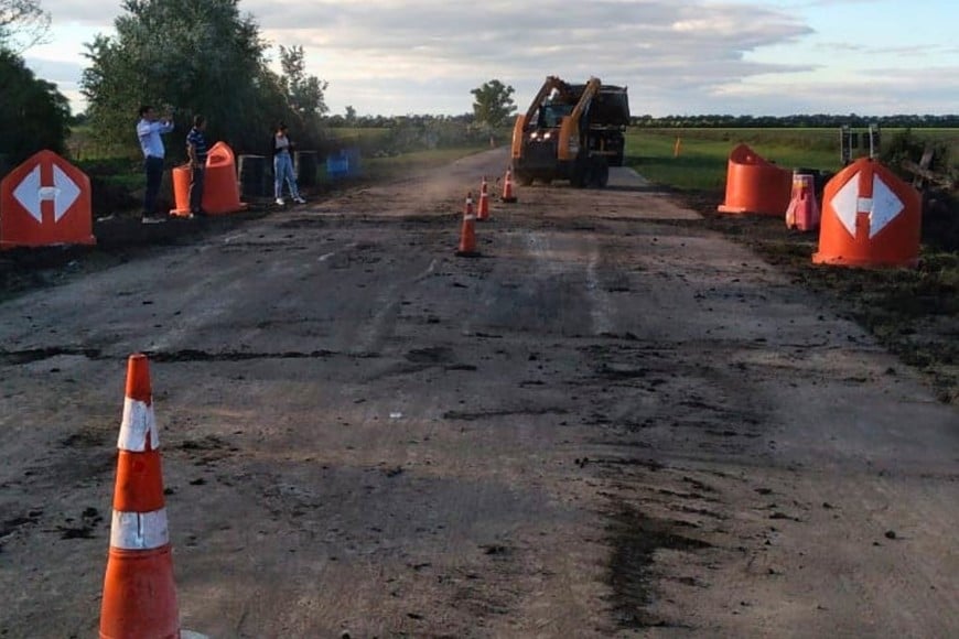Rehabilitaron el tránsito totalmente en la Ruta Nacional 34, tras el colapso de una alcantarilla