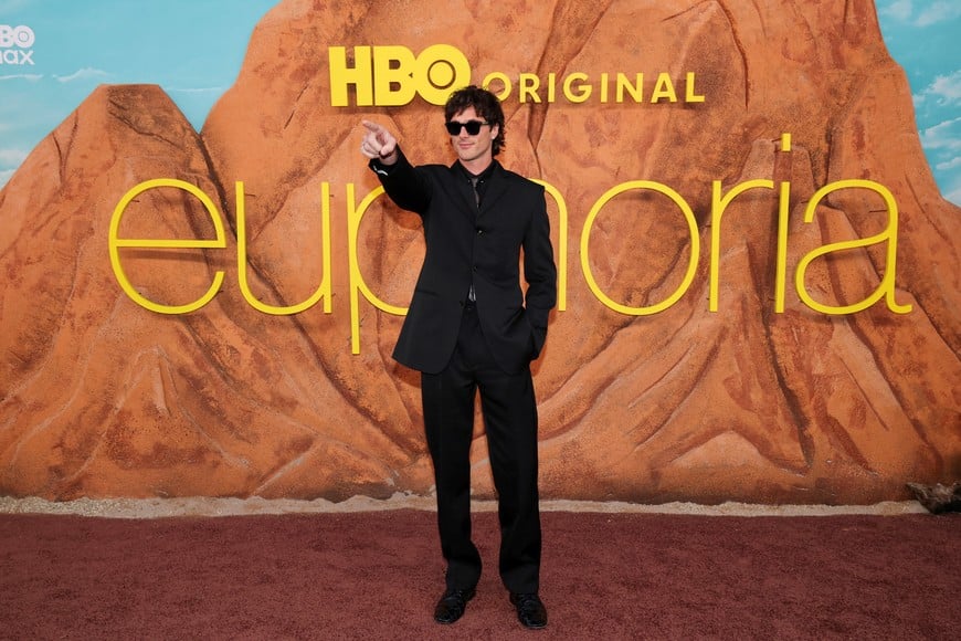 Cast member Jacob Elordi attends a premiere for the television series "Euphoria" in Los Angeles, California, U.S., April 7, 2026. REUTERS/Mario Anzuoni