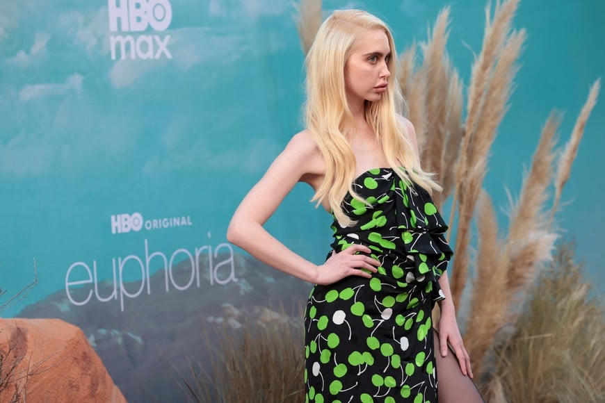 Cast member Chloe Cherry attends a premiere for the television series "Euphoria" in Los Angeles, California, U.S., April 7, 2026. REUTERS/Mario Anzuoni