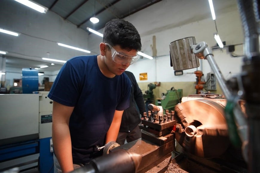 Bici sillas. Escuela Belgrano. Foto: Fernando Nicola
