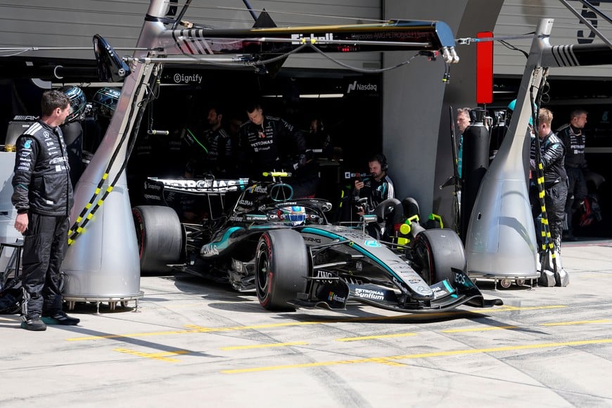 Formula One F1 - Chinese Grand Prix - Shanghai International Circuit, Shanghai, China - March 14, 2026
Mercedes' Andrea Kimi Antonelli before the sprint race Pool via REUTERS/Andy Wong