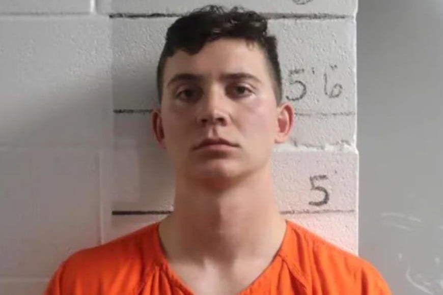 Nolan Dain Engel, de 22 años, fue detenido, acusado de homicidio en segundo grado y luego recuperó la libertad tras pagar una fianza de 250.000 dólares.