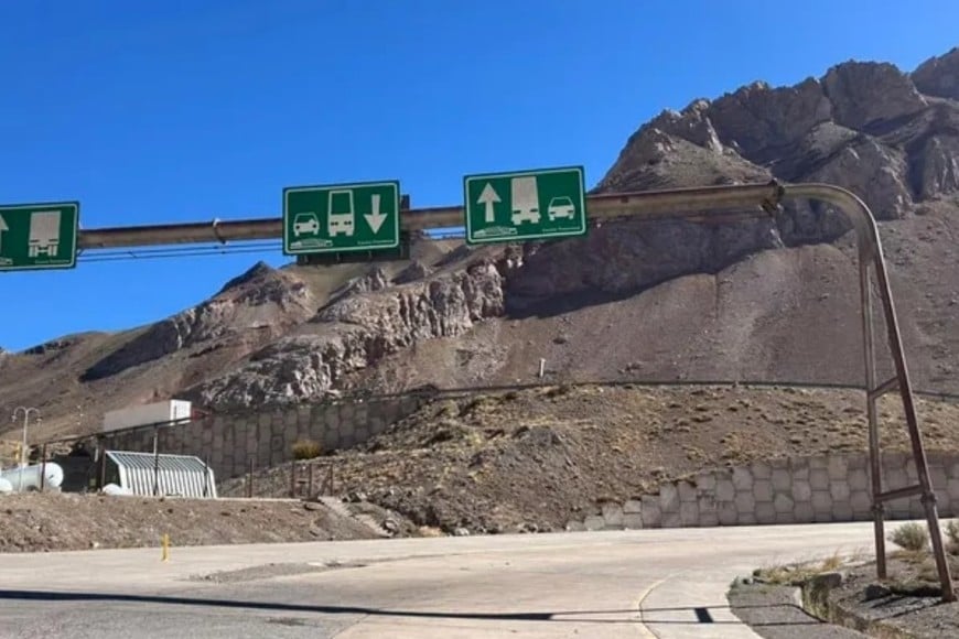 Principal corredor terrestre entre Mendoza y Santiago de Chile