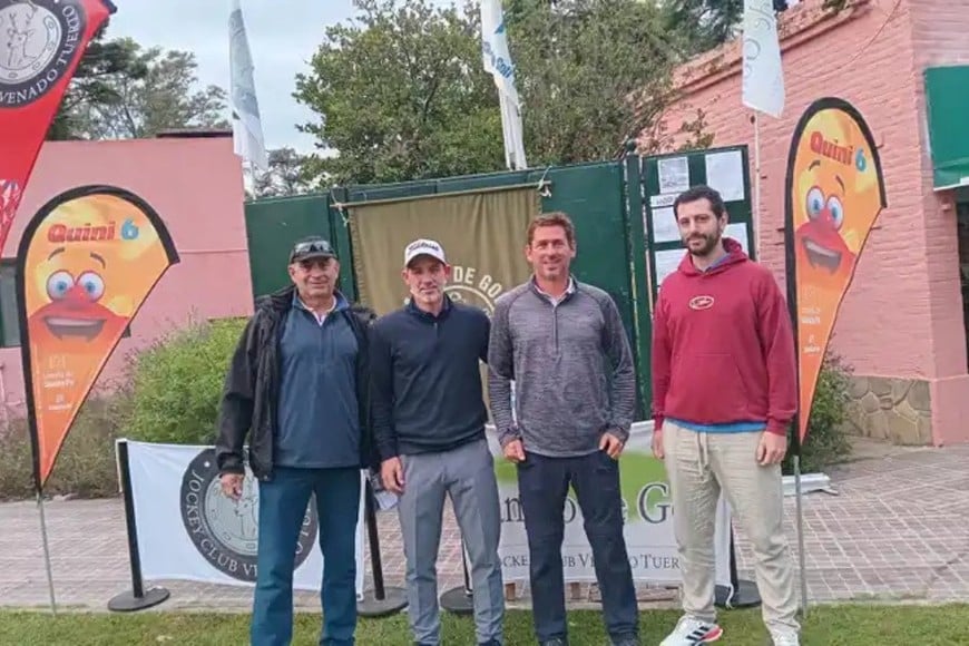 La Copa Santa Fe de golf puso primera en Venado Tuerto con gran cantidad de participantes.