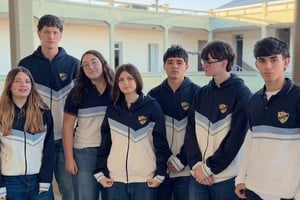 Estudiantes del EESOPI 8006 San José impulsan una campaña solidaria para visibilizar la crisis que atraviesa el hogar de ANNE en Esperanza. Foto: Captura video