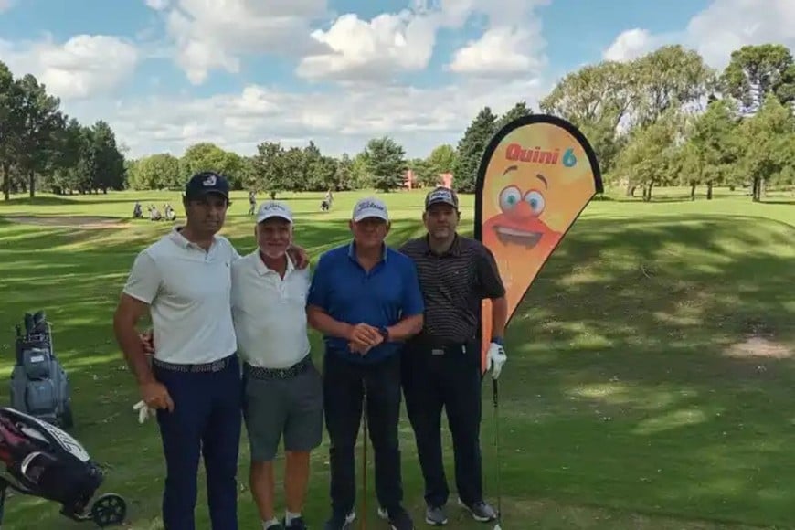 La Copa Santa Fe de golf puso primera en Venado Tuerto con gran cantidad de participantes.