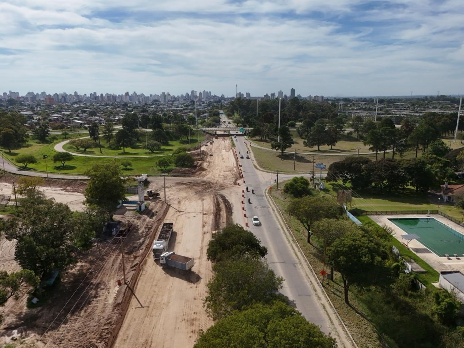 Avance obras Puente Carretero. 