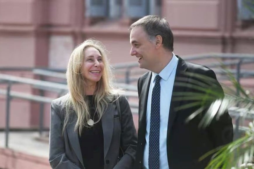 Karina Milei respalda a Manuel Adorni en medio de investigación judicial. Foto: Presidencia.