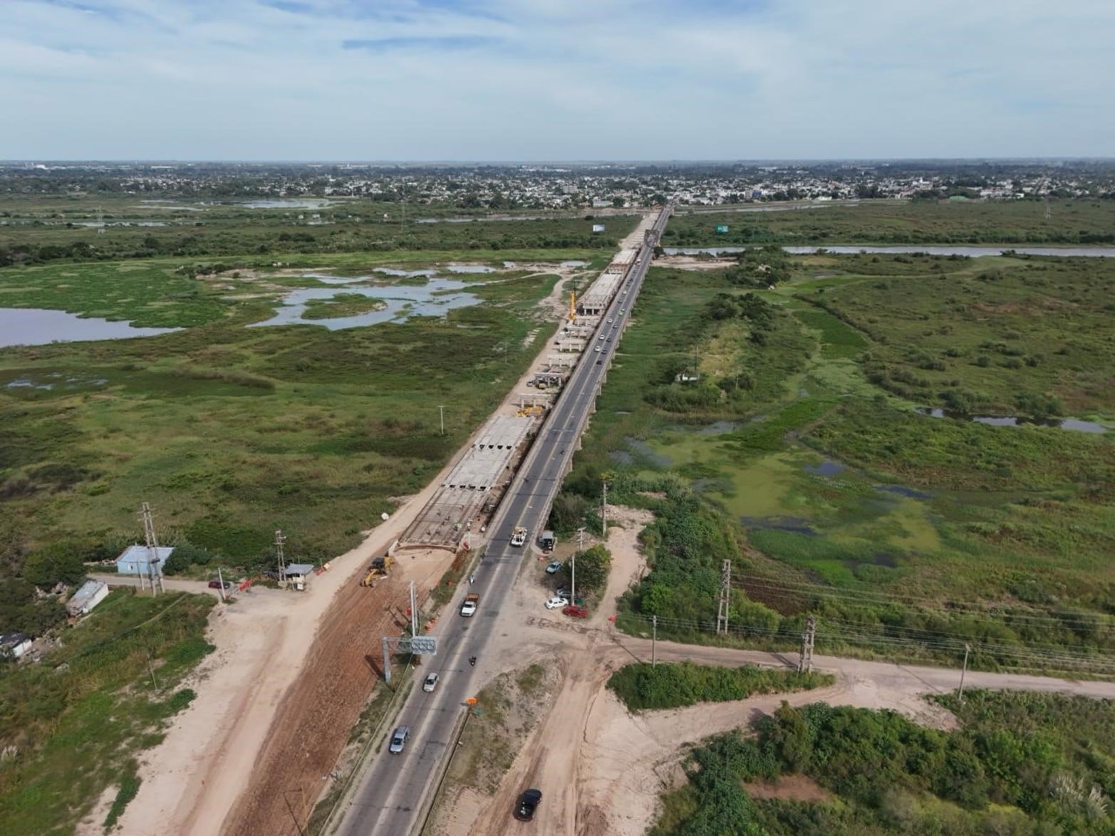 Avance obras Puente Carretero. 
