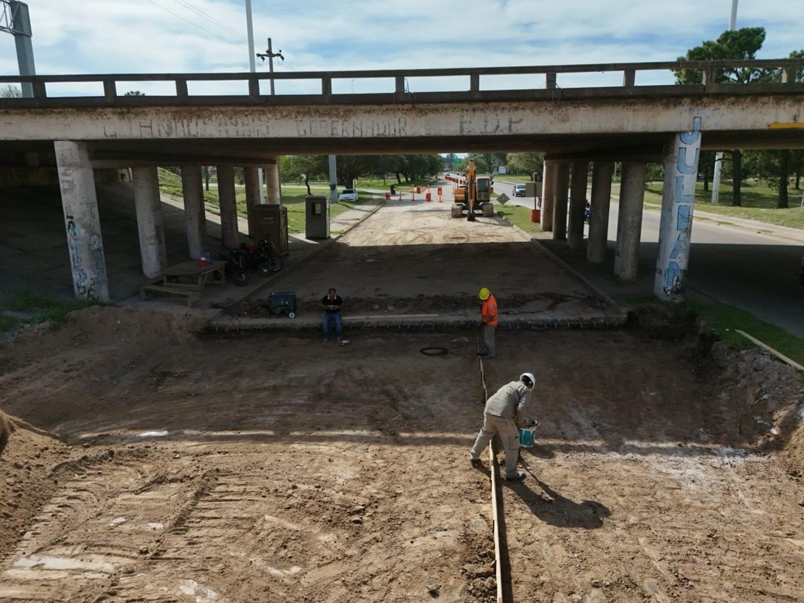 Avance obras Puente Carretero.
