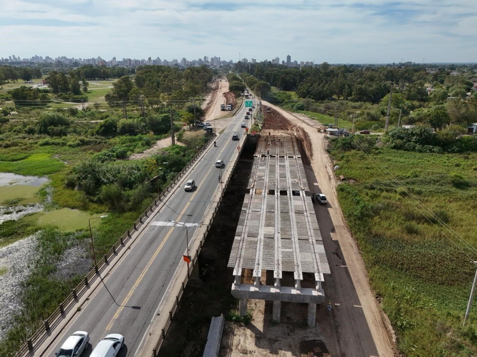 Avance obras Puente Carretero.