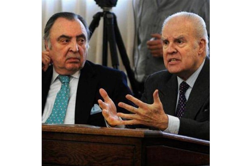 Julio Ricardo junto a Marcelo Araujo.