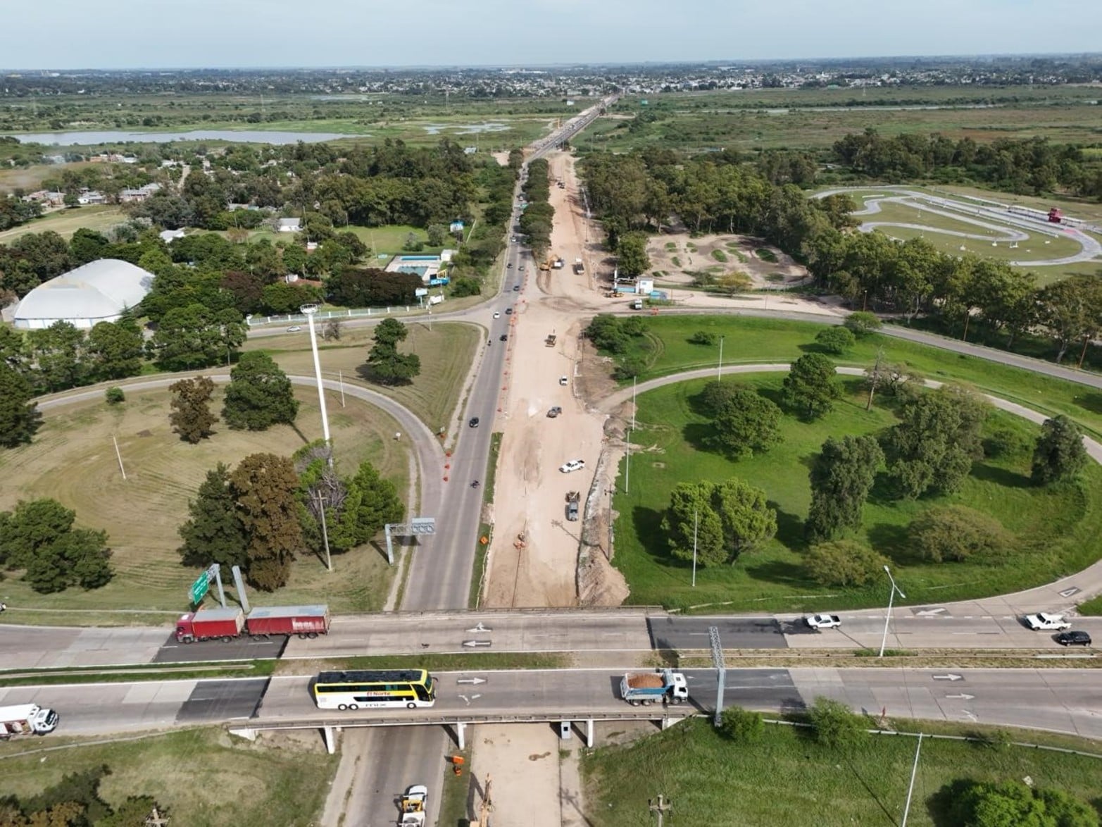 Avance obras Puente Carretero. 