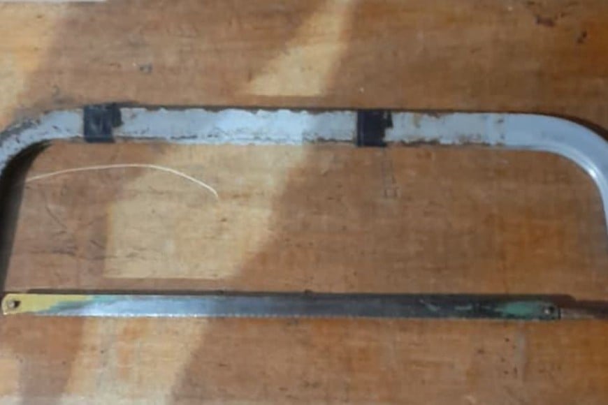 Una de las sierras incautadas en Santo Tomé. Foto: El Litoral