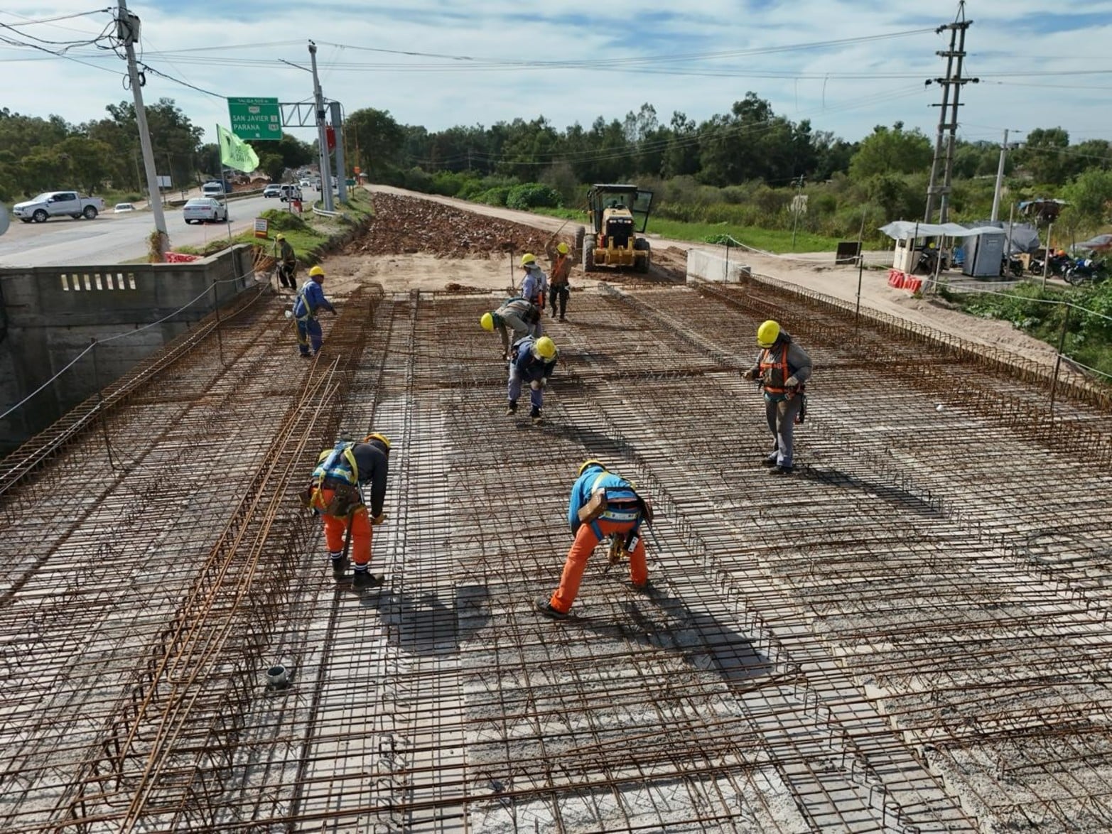 Avance obras Puente Carretero. 