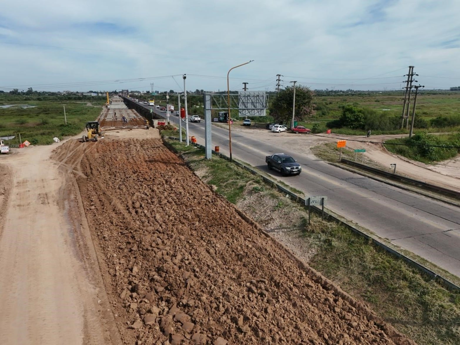 Avance obras Puente Carretero. 