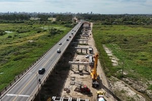 Avance obras Puente Carretero. Foto: Fernando Nicola.