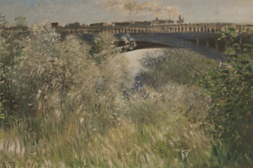"El puente de Argenteuil" de Claude Monet. Foto: Archivo